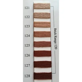 Colors 121 - 128 Brick Range