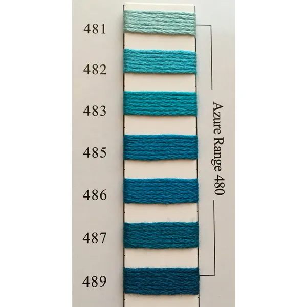 Colors 481 - 489 Azure Range