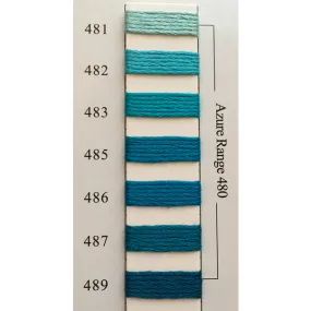 Colors 481 - 489 Azure Range
