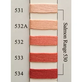 Colors 531 - 534 Salmon Range