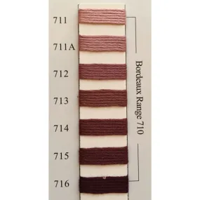 Colors 711 - 716 Bordeaux Range