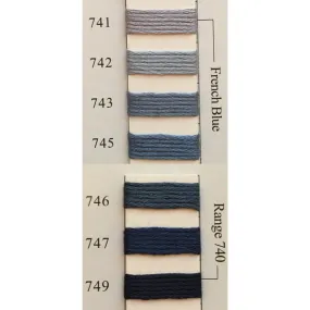 Colors 741 - 749 French Blue Range