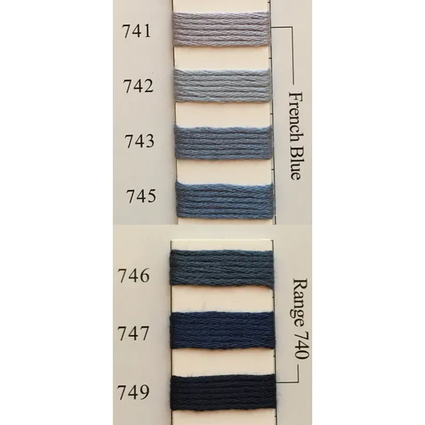 Colors 741 - 749 French Blue Range