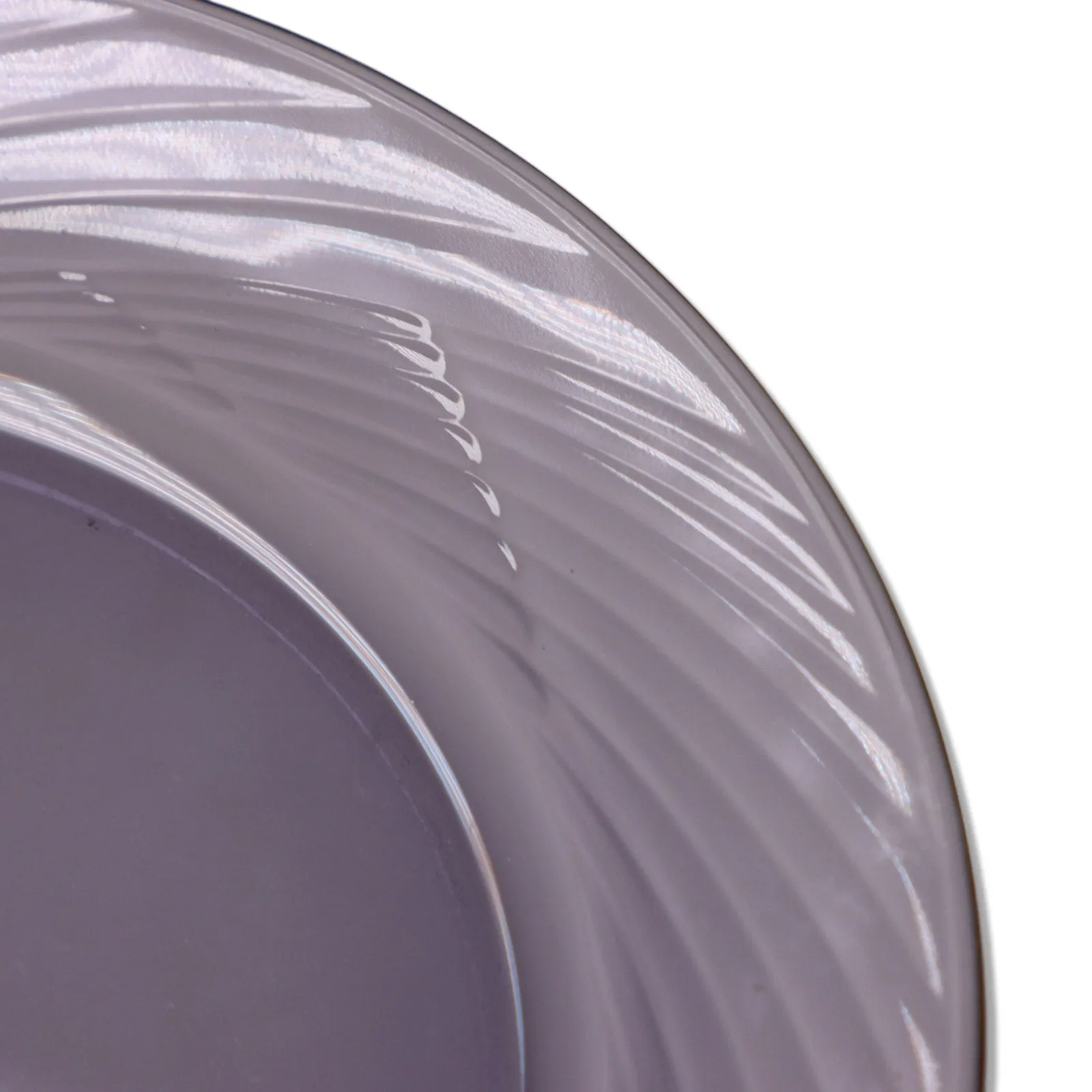 Corning Corelle Festiva Amethyst 7 1/2" Salad Plate USA Swirl Rimmed Glass