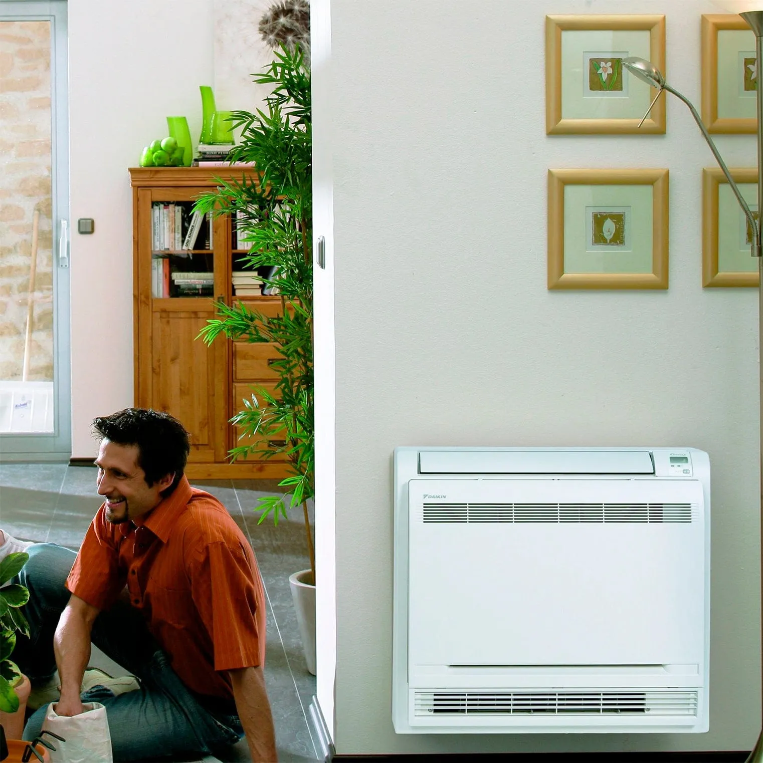 Daikin 3-Zone Floor Standing Hyper Heat Ductless Mini-Split 36000 BTU Heat Pump Air Conditioner 9k   15k   18k - 20 SEER2