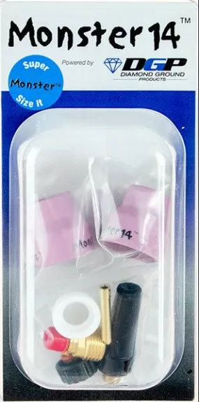Diamond Ground Monster 14 TIG Nozzle Kit MN14-2-116D