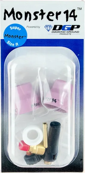 Diamond Ground Monster 14 TIG Nozzle Kit MN14-2-332D