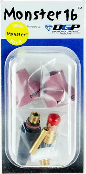 Diamond Ground Monster 16 TIG Nozzle Kit MN16-3-332D