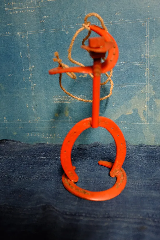 Dr. Hal's horseshoe cowboy