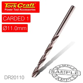 DRILL BIT HSS INDUSTRIAL 11.0MM 135DEG 1/CARD