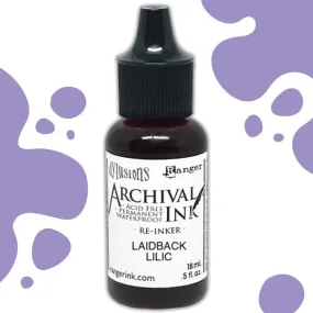 Dylusions - Archival Ink Reinker 18ml Bottle -Laid Back Lilac