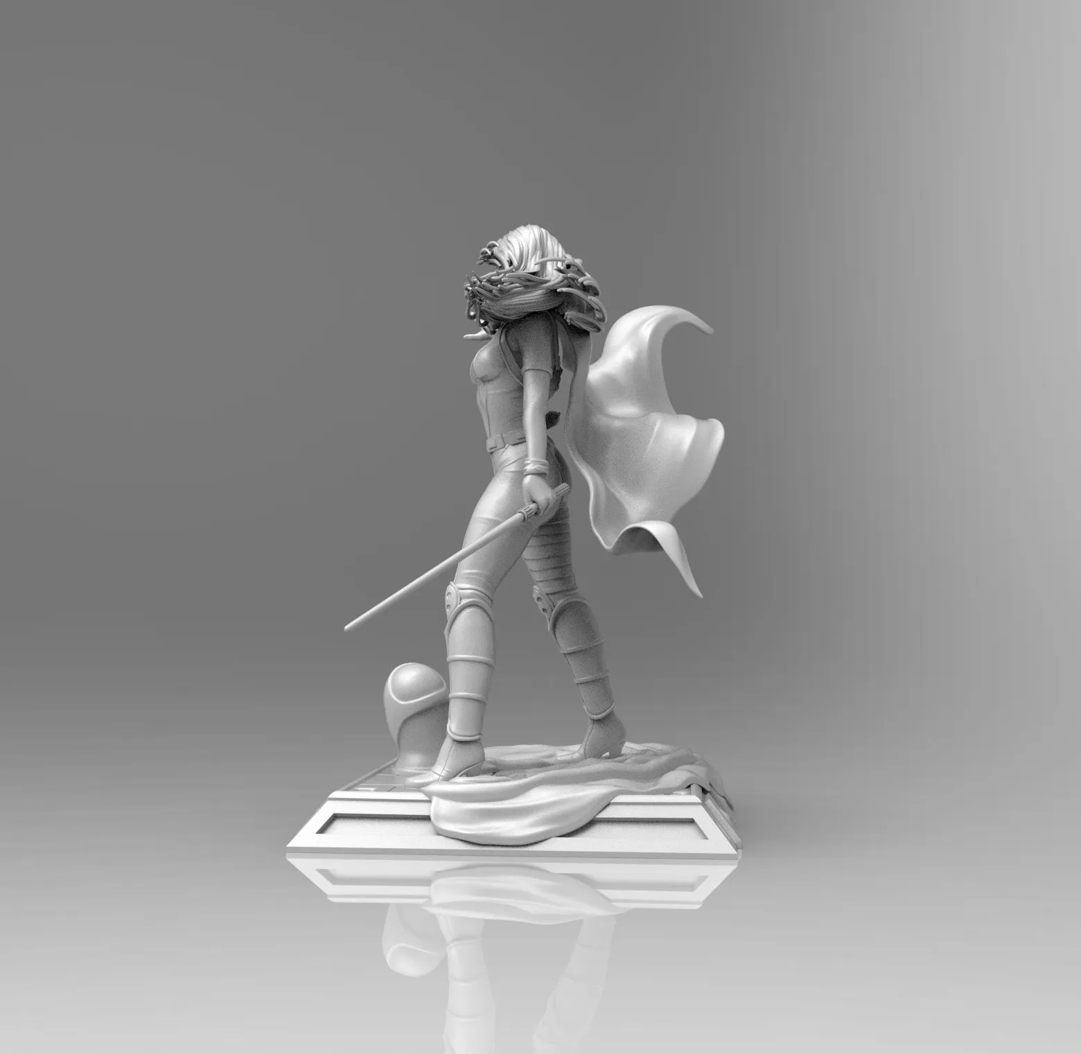 E018 - Movie character design, The Marah Jadie Sky Walk, STL 3D model design print download files