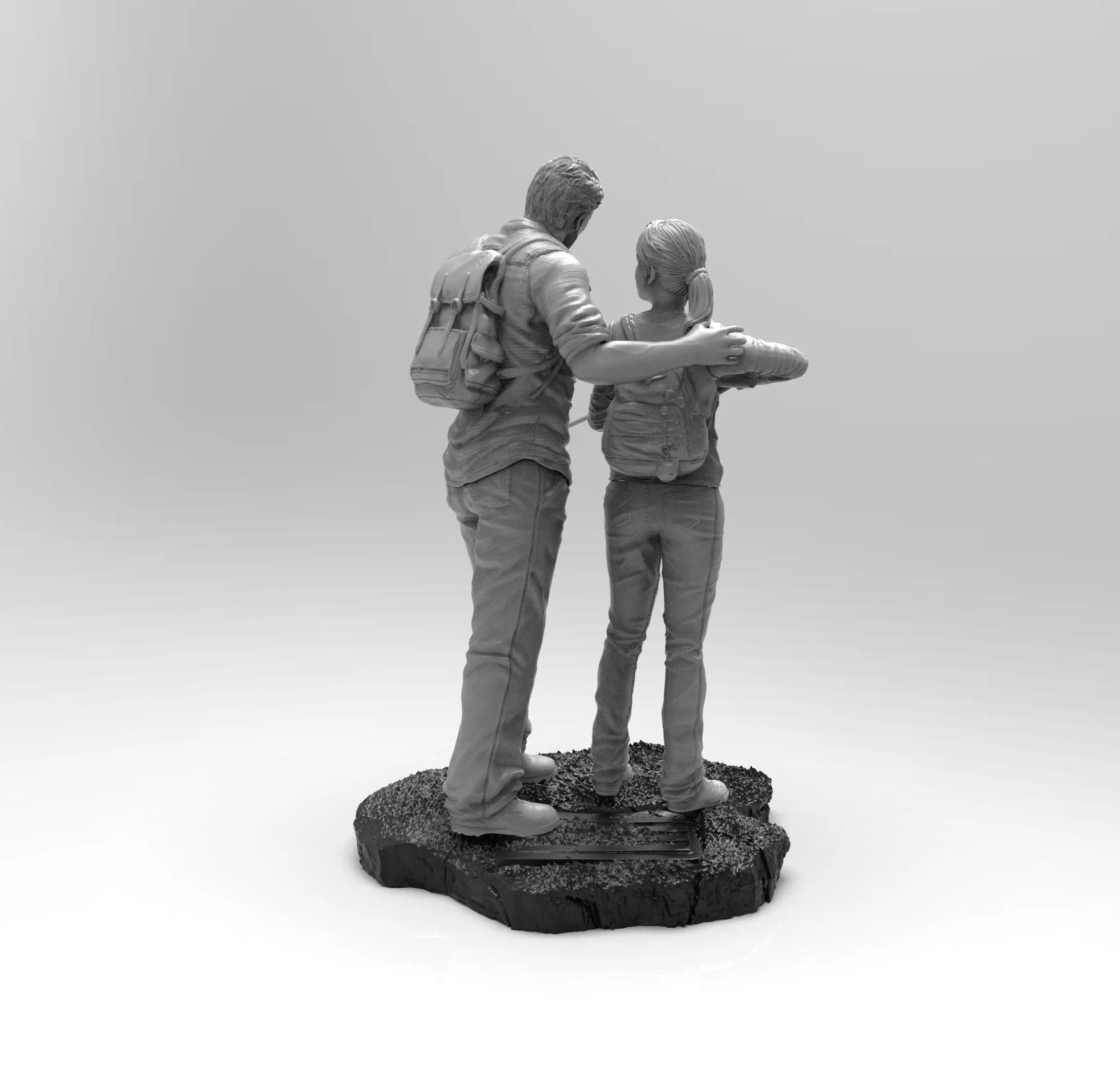 E024 - Games character design, The Last of joe and Allie, STL 3D model design print download files