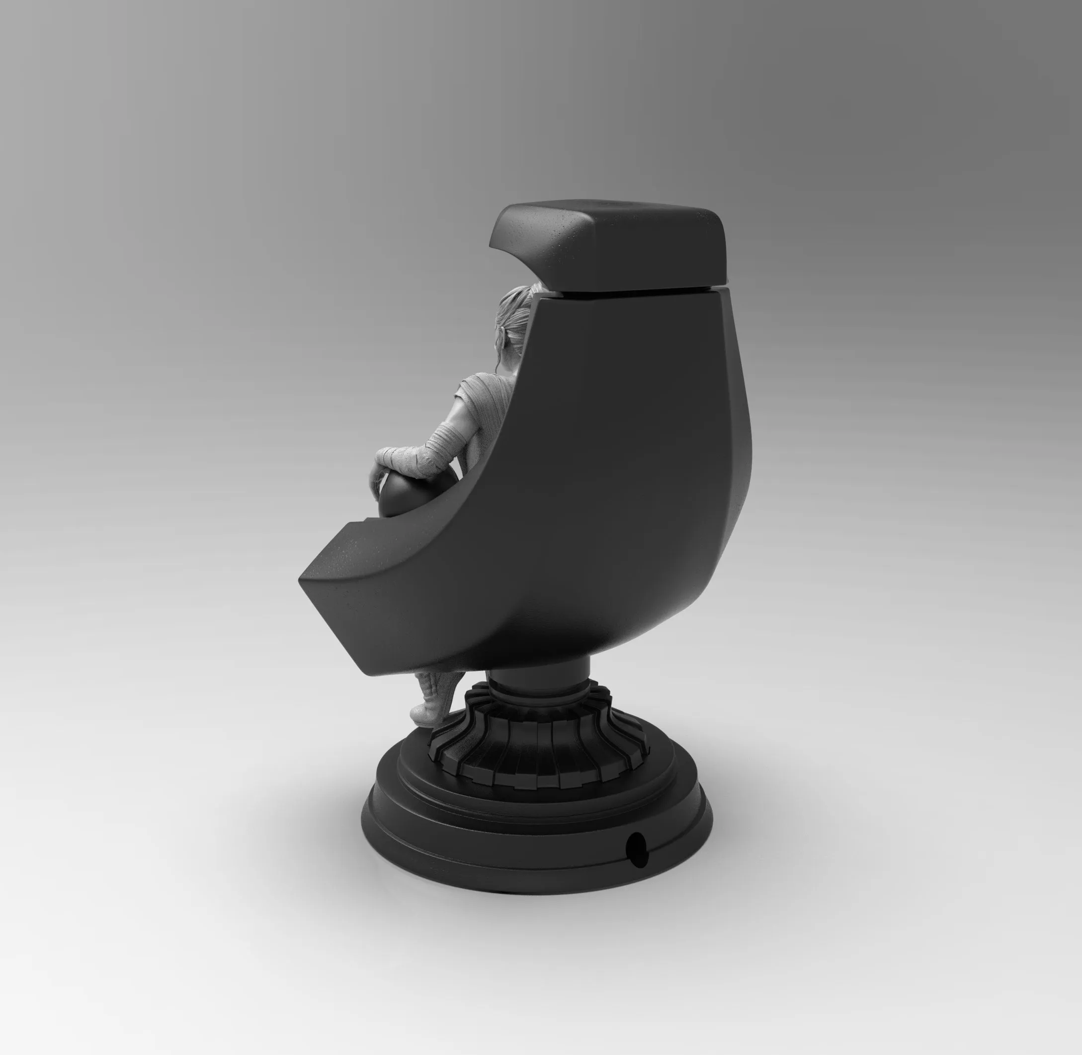 E035 - NSFW Movies Character design, The SW Movie Ray with special edition design, STL 3D model design print download files