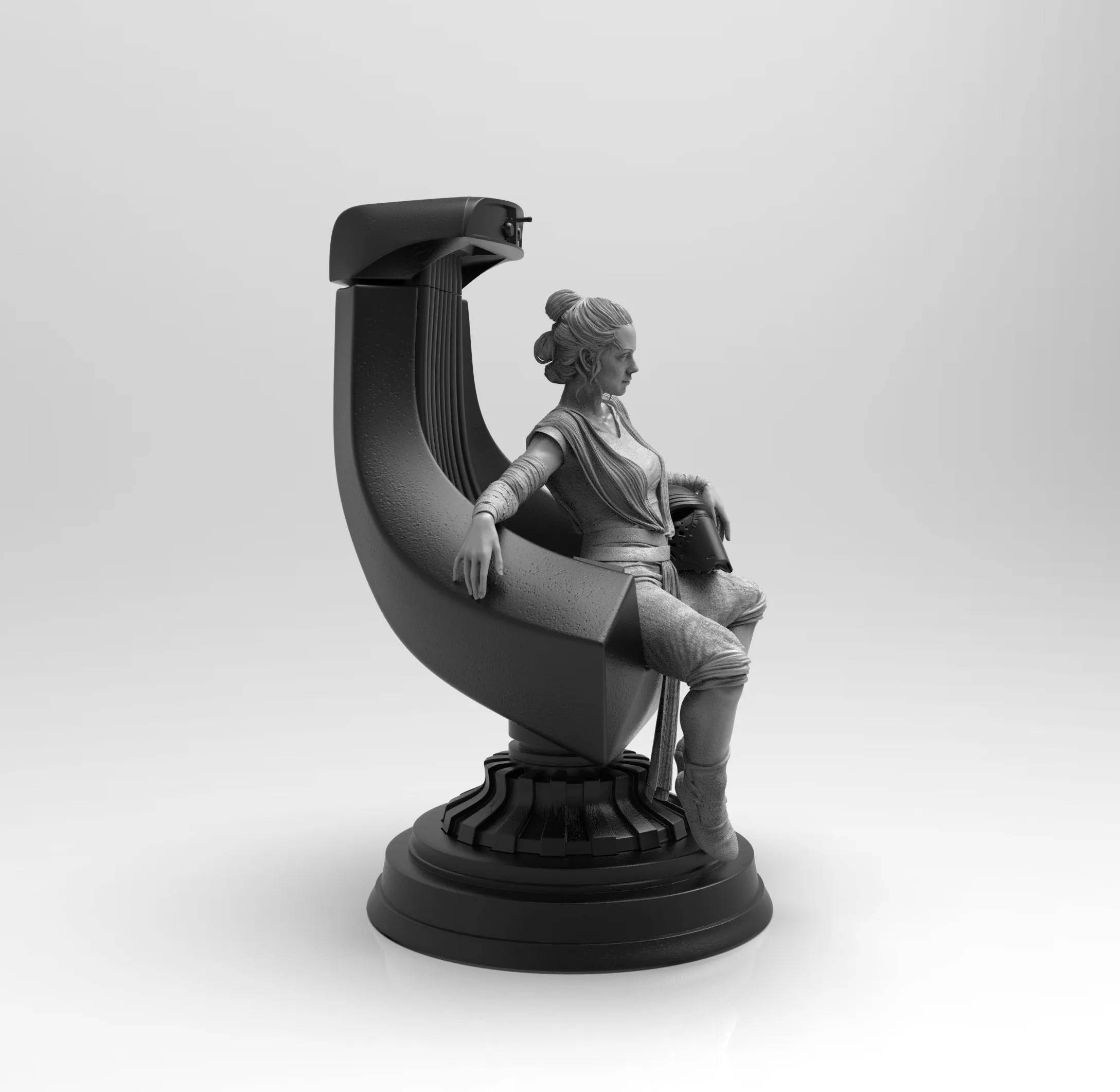 E035 - NSFW Movies Character design, The SW Movie Ray with special edition design, STL 3D model design print download files