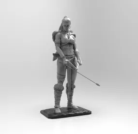 E036 - Character design statue, Hot and sexy lutania, STL 3D model design print download files
