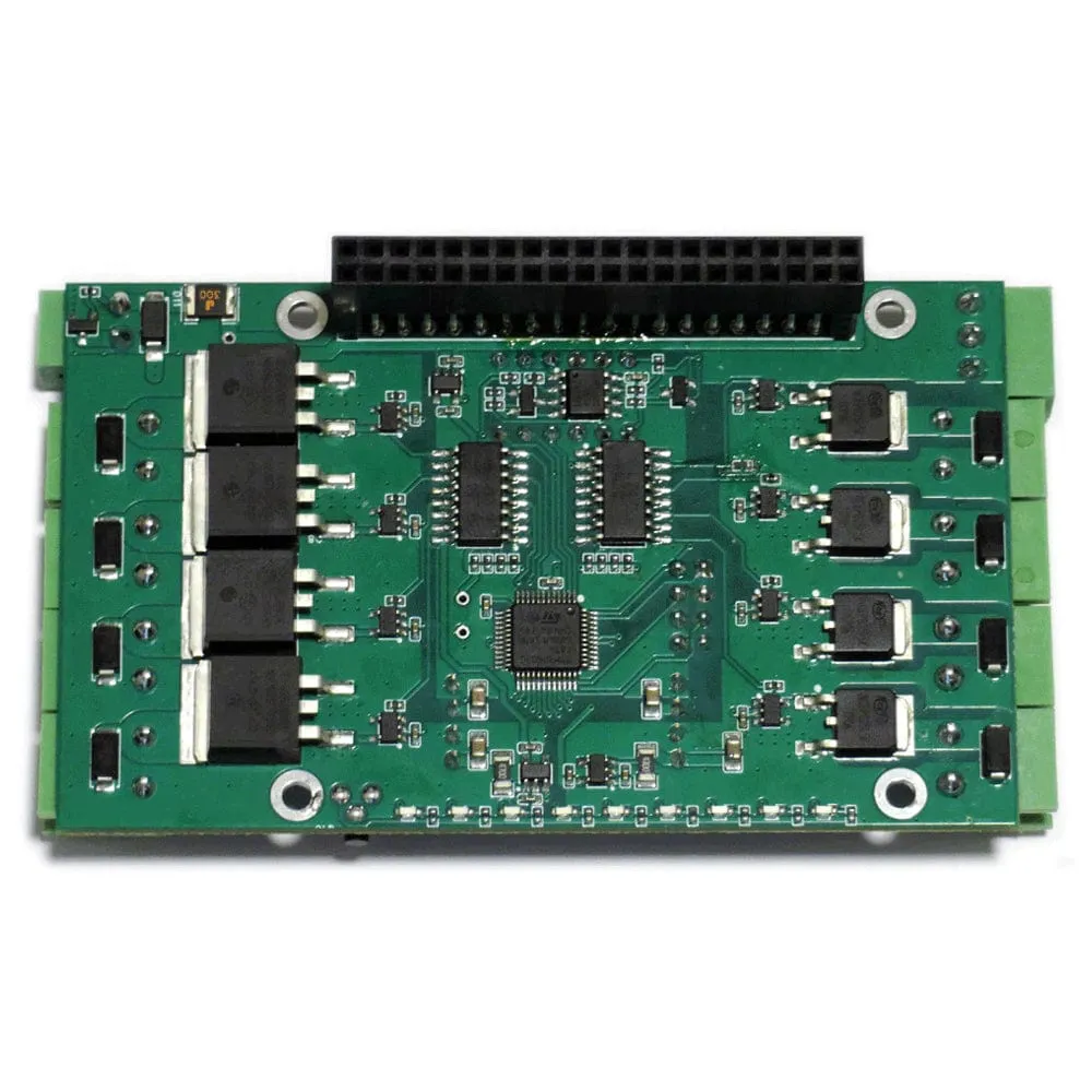 Eight MOSFETS 8-Layer Stackable HAT for Raspberry Pi