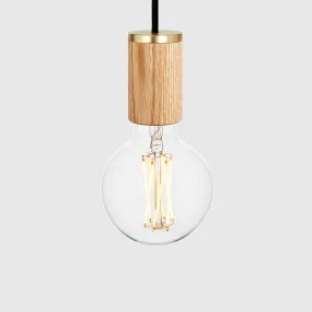 Elva Pendant Light Non-Tinted in Oak
