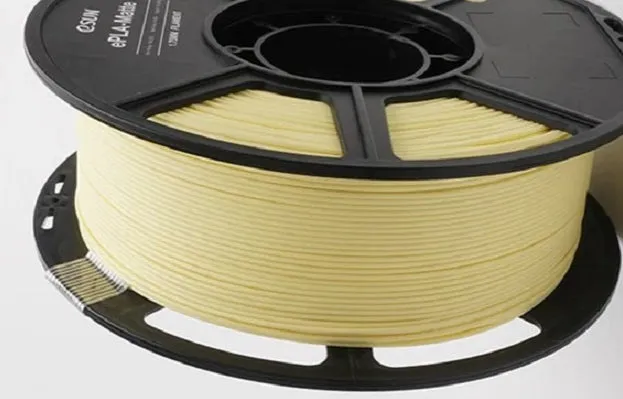 eSUN Matte PLA 3D Print Filament 1.75mm 1kg (Almond Yellow)