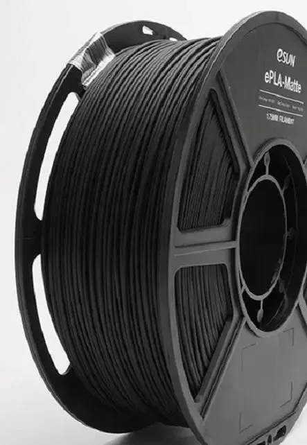 eSUN Matte PLA 3D Print Filament 1.75mm 1kg (Deep Black)