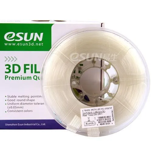 eSUN PETG 3D Filament 1.75mm 1KG