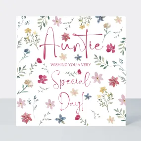 Everglade Auntie Special Day Card
