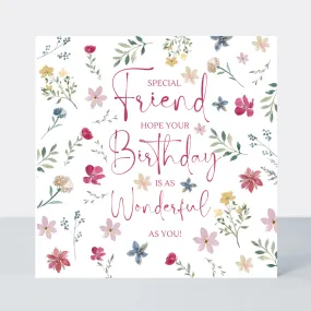 Everglade Friend Wonderful Birthday Card