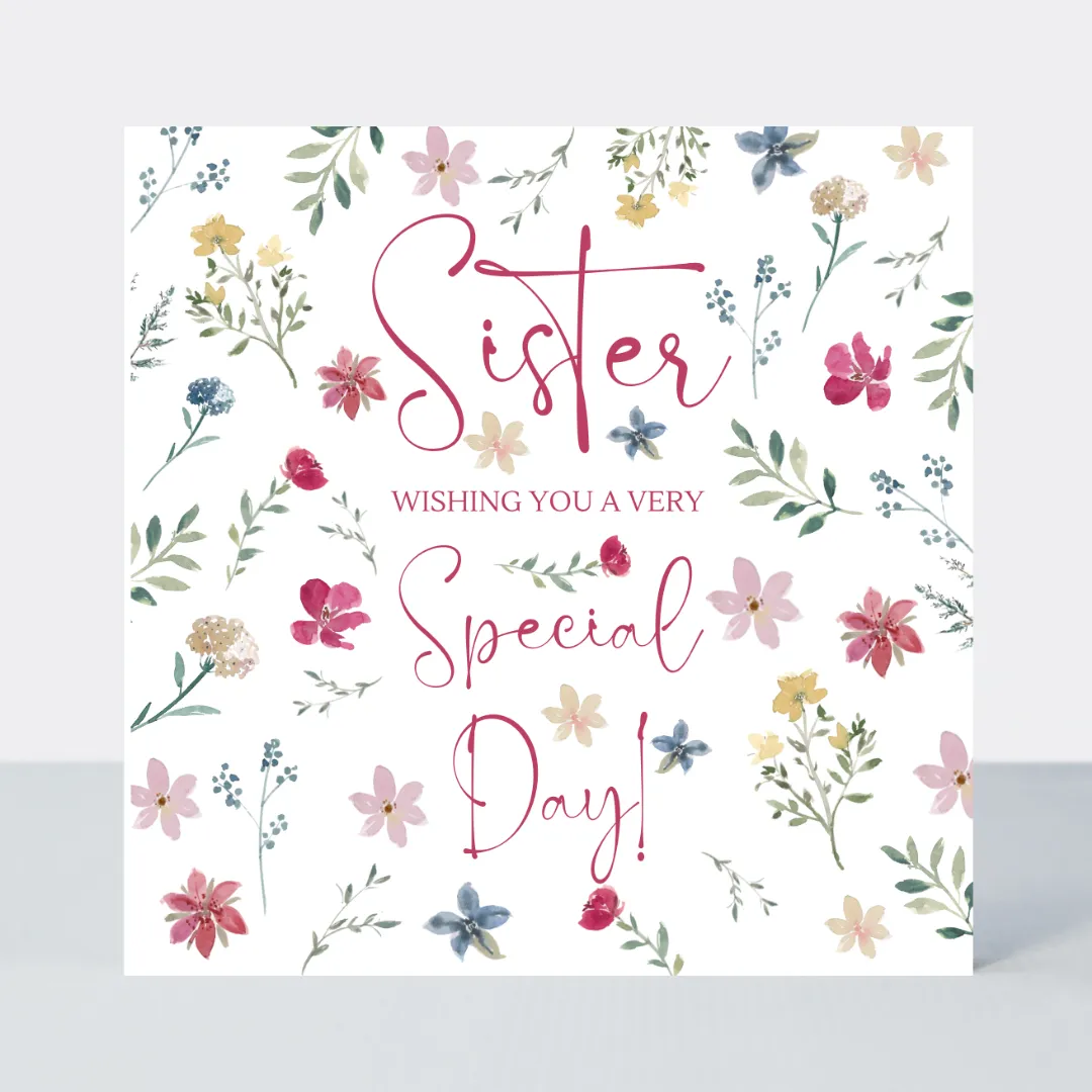Everglade Sister Special Day Card