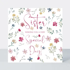 Everglade Sister Special Day Card