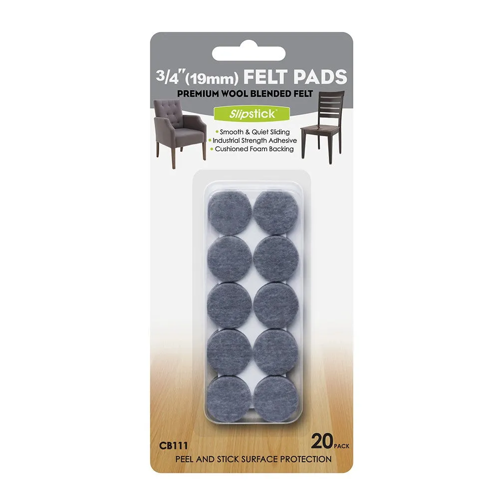 Felt Feet Round 19mm - 20pc