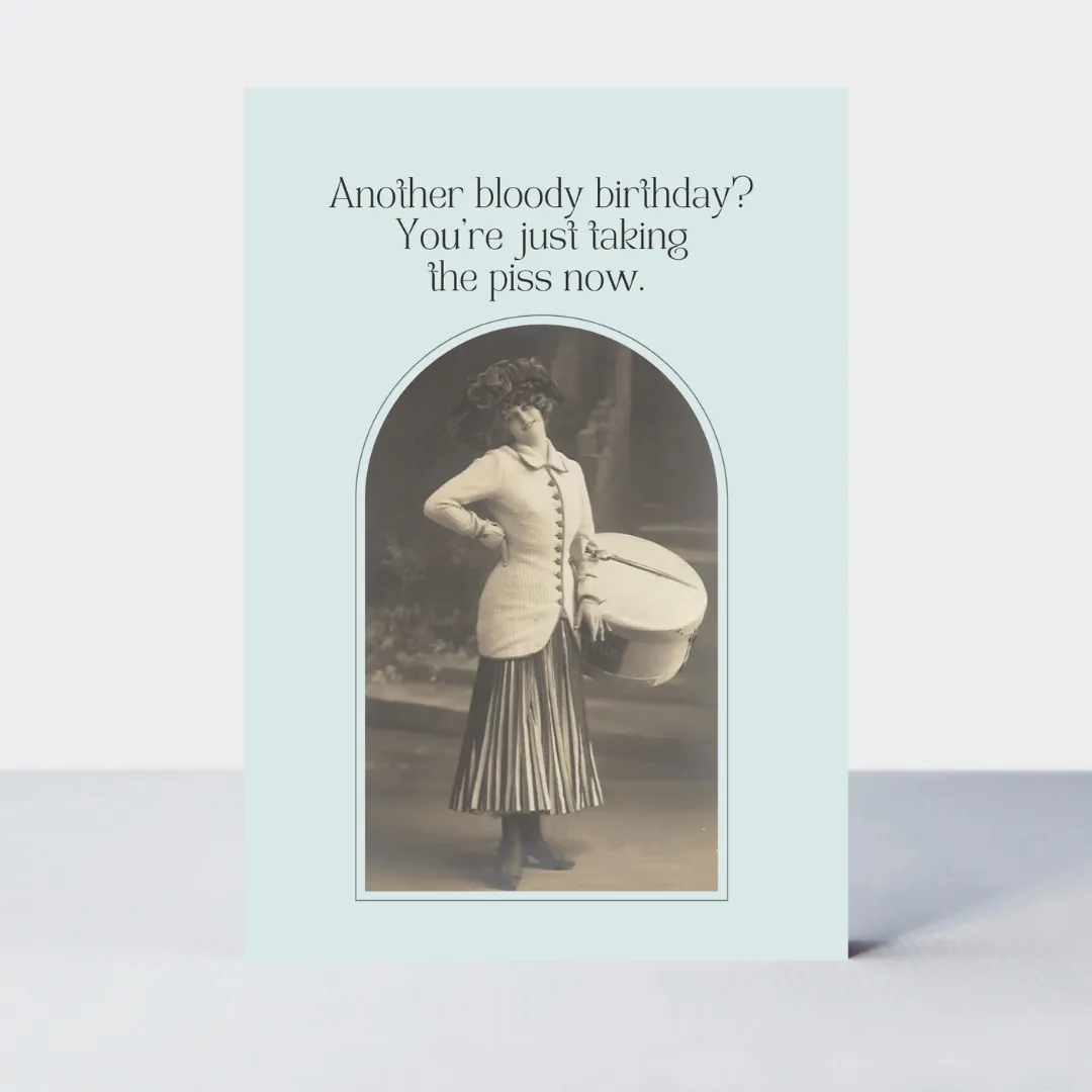 Fondant Fancies Another Bloody Birthday Card