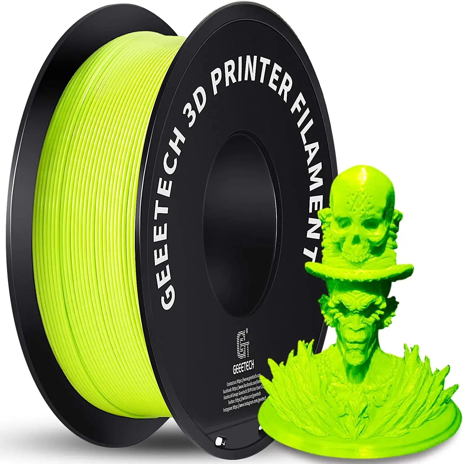 Geeetech PLA 3D Printer Filament: 1kg 1.75mm Many Colours ideal for all FDM 3D Printers