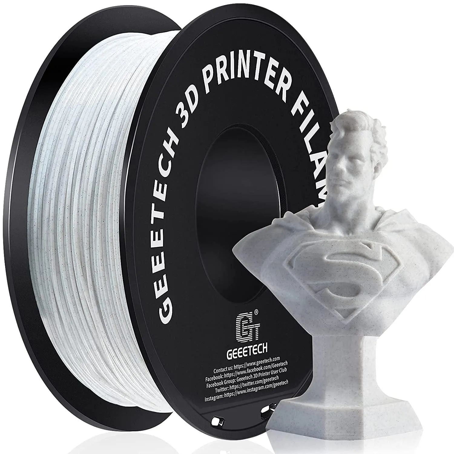 Geeetech PLA 3D Printer Filament: 1kg 1.75mm Many Colours ideal for all FDM 3D Printers