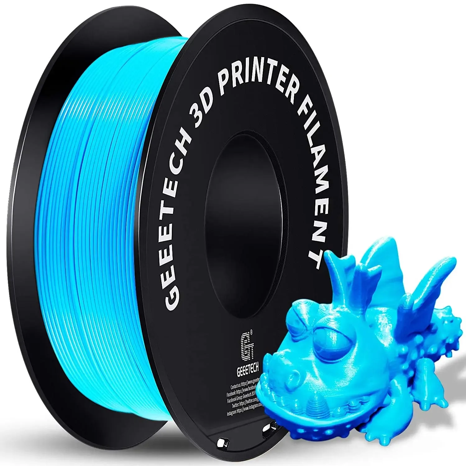 Geeetech PLA 3D Printer Filament: 1kg 1.75mm Many Colours ideal for all FDM 3D Printers