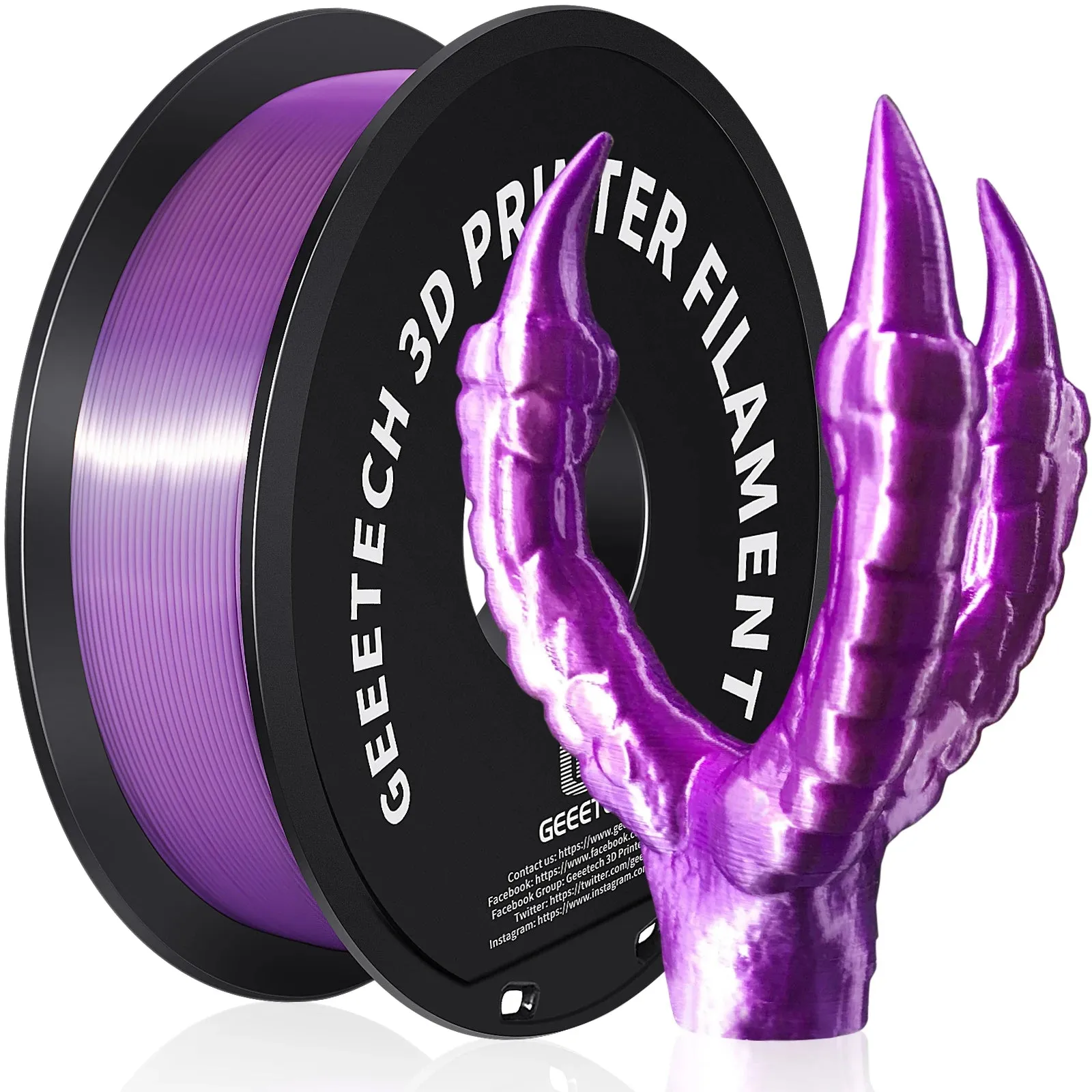 Geeetech PLA 3D Printer Filament: 1kg 1.75mm Many Colours ideal for all FDM 3D Printers