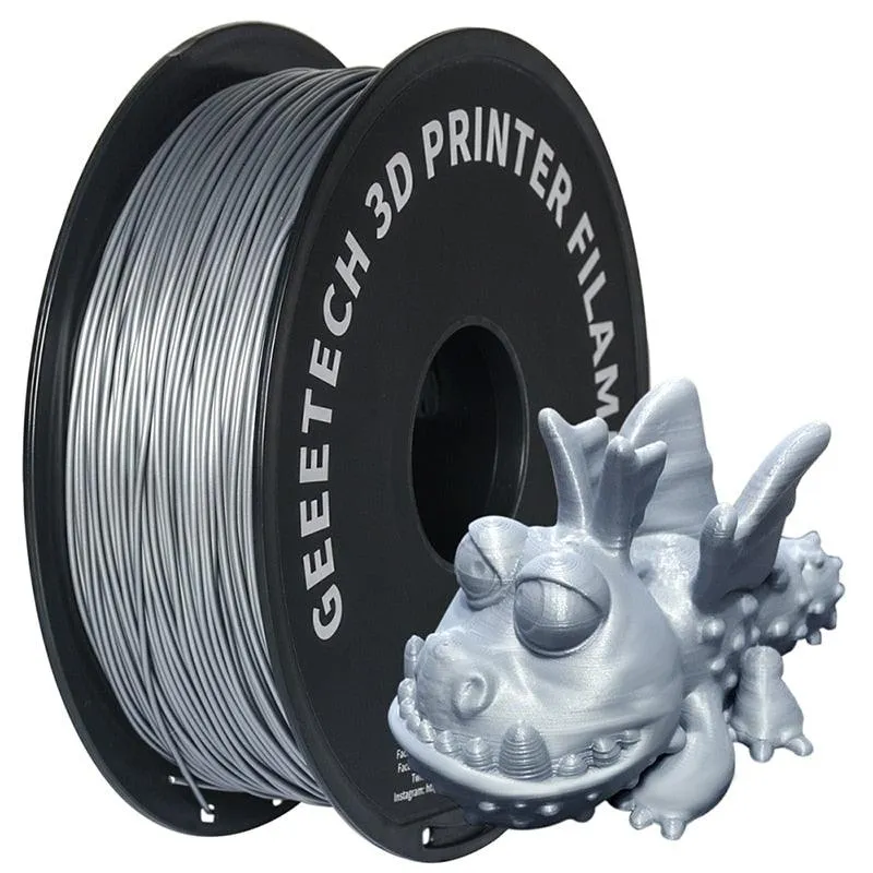 Geeetech PLA 3D Printer Filament 1kg 1.75mm Many Colours inc. Wood, Glow In The Dark, Silk