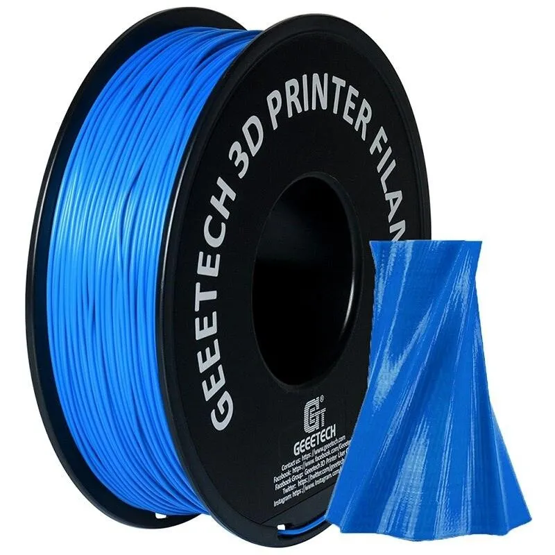 Geeetech PLA 3D Printer Filament 1kg 1.75mm Many Colours inc. Wood, Glow In The Dark, Silk