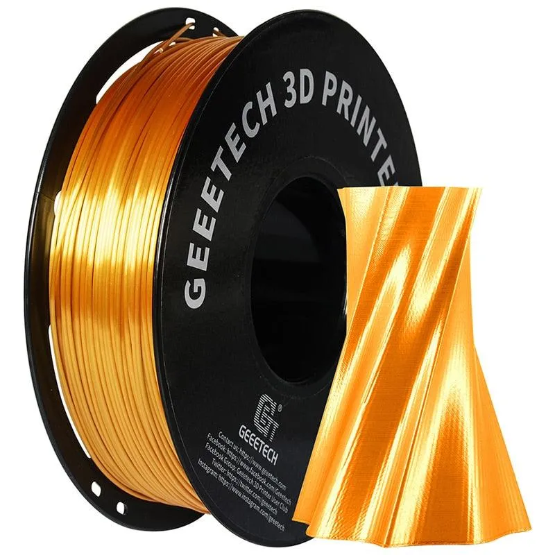 Geeetech PLA 3D Printer Filament 1kg 1.75mm Many Colours inc. Wood, Glow In The Dark, Silk