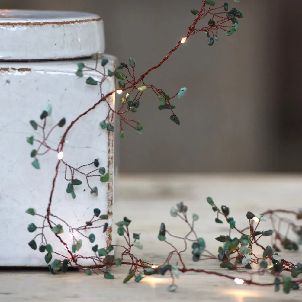 Gemstone LED Fairy Lights - Green