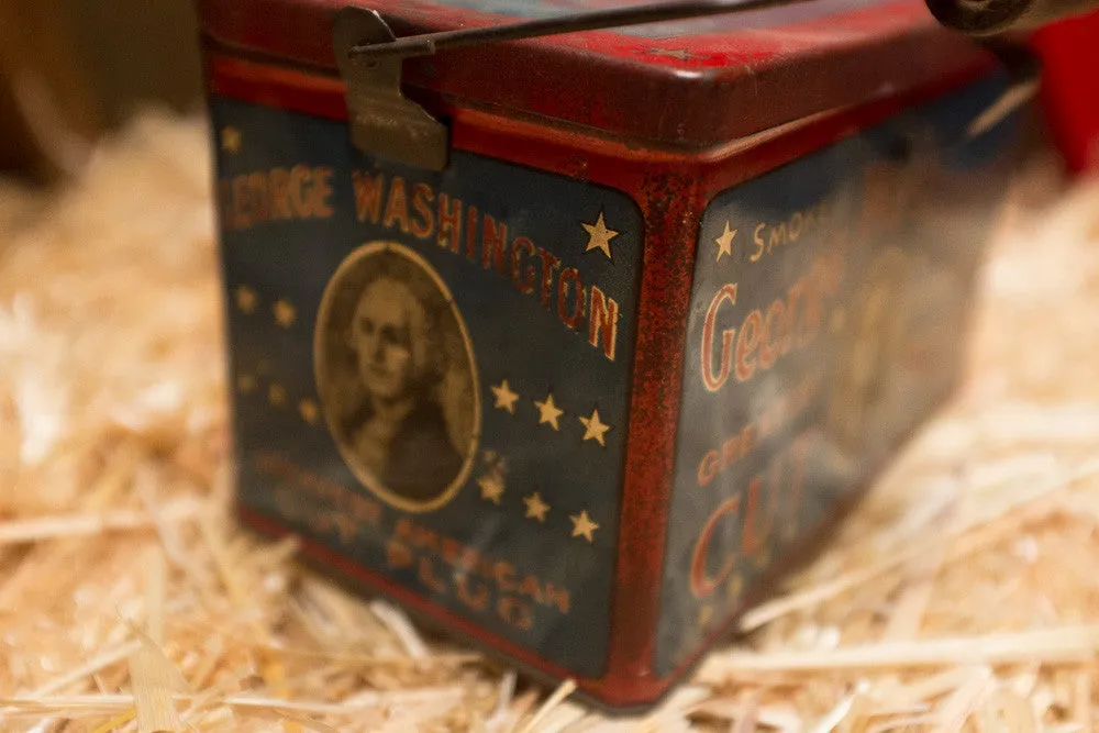 George's Cut Plug Tin