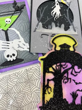 Halloween card class virtual