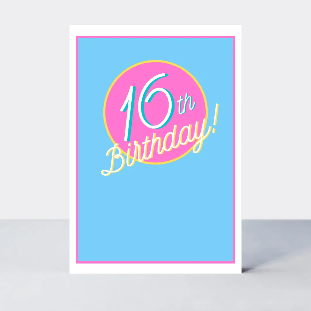 Hello Sunshine 16th Birthday Card