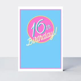 Hello Sunshine 16th Birthday Card