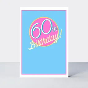 Hello Sunshine 60th Birthday Card