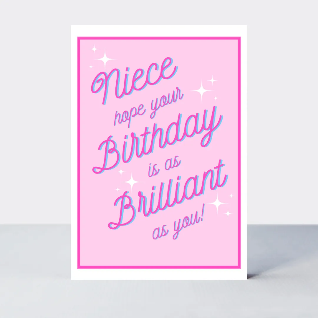 Hello Sunshine Niece Birthday Card