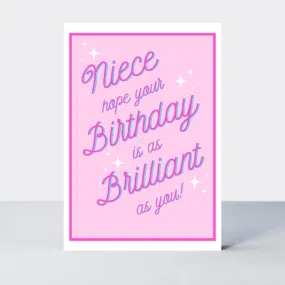 Hello Sunshine Niece Birthday Card