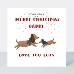 Holly Jolly Daddy Christmas Card