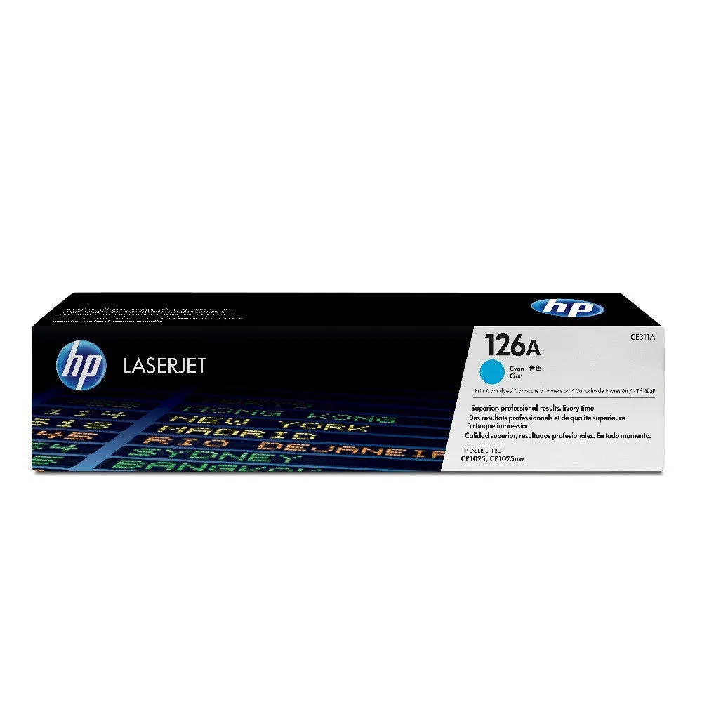 HP 126A Toner Cartridge (Black/Cyan/Magenta/Yellow) ( CE310A CE311A CE312A CE313A )