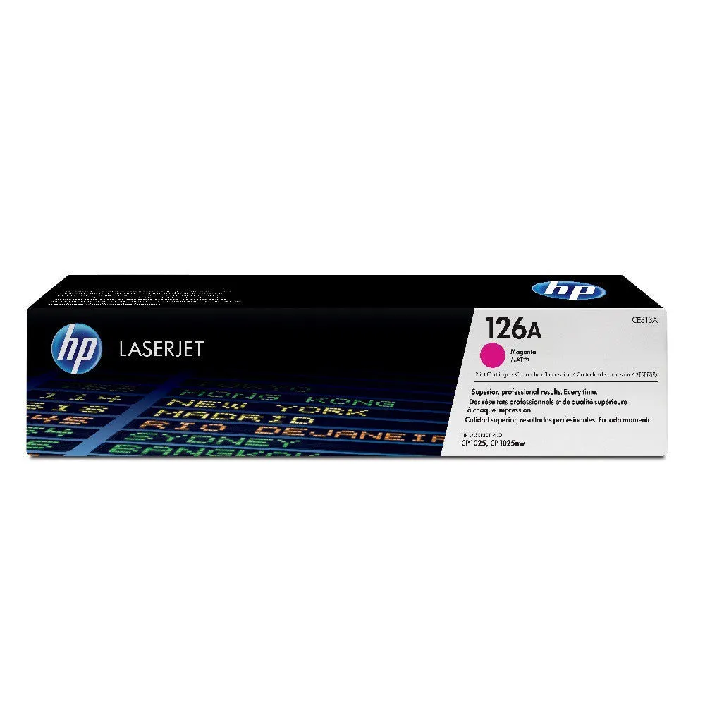 HP 126A Toner Cartridge (Black/Cyan/Magenta/Yellow) ( CE310A CE311A CE312A CE313A )