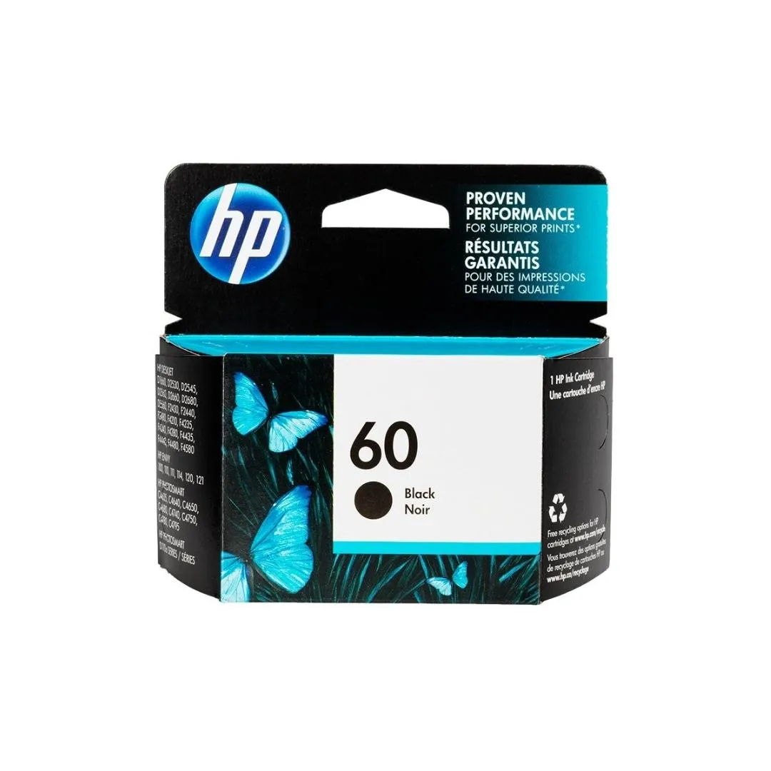 HP 60 Ink Cartridge (Black/Color) (CC640WA/CC643WA)